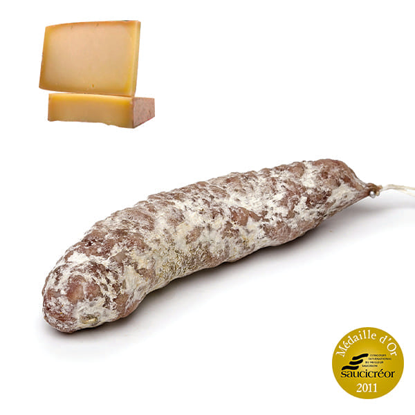 "Saucisson sec artisanal d'auvergne au  Beaufort"