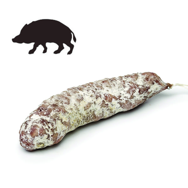 "Saucisson sec artisanal d'Auvergne au sanglier "