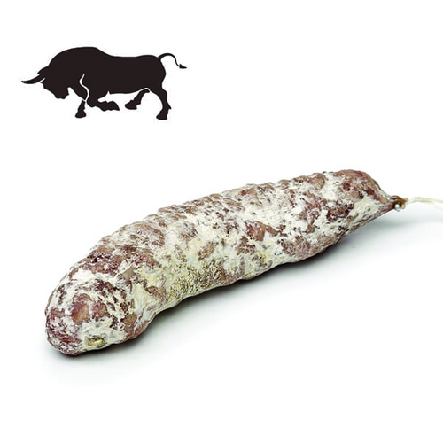 " Saucisson sec artisanal au taureau d'Auvergne"