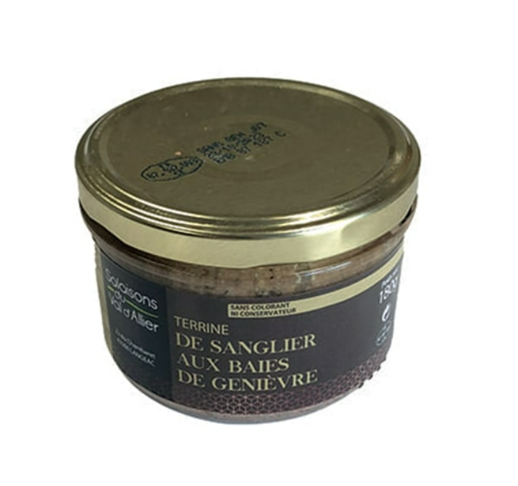 "Terrine au sanglier aux baies de genièvre"
